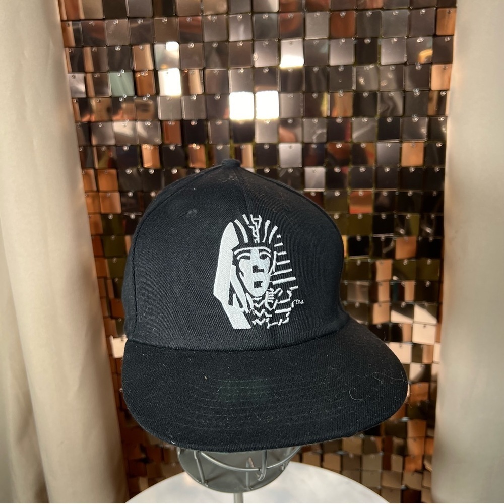 Last Kings Pharaoh Rap Snake  Black w Green Under Brim Minimalist Ball Cap Hat